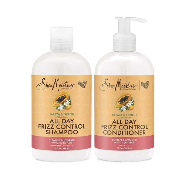 Shea Moisture Combo Deal - Shea Moisture Papaya & Neroli Shampoo and Conditioner Frizz Control 