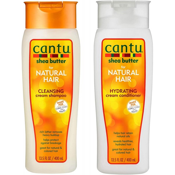 Cantu Combo Deal - Shea Butter Sulphate Free Shampoo 400 ml & Sulphate Free Conditioner 400 ml