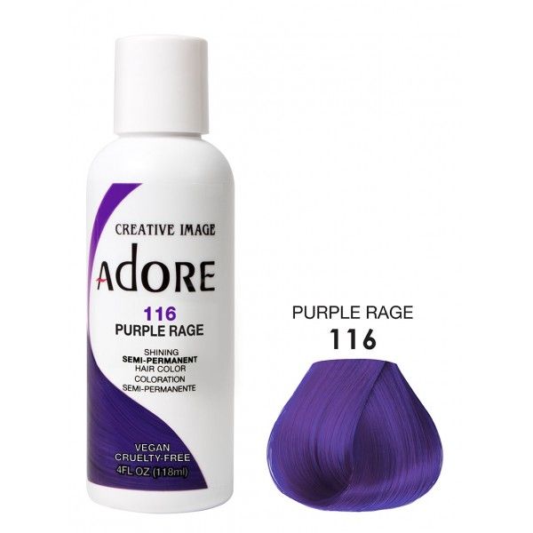 Adore Semi Permanent Hair Color 116 - Purple Rage