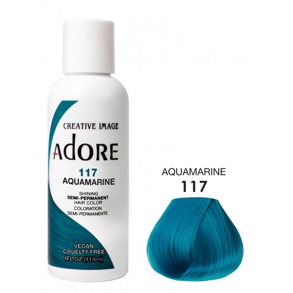 Adore Semi Permanent Hair Color 117 - Aquamarine