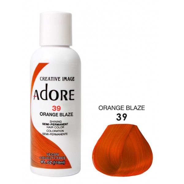 Adore Semi Permanent Hair Color 39 - Orange Blaze