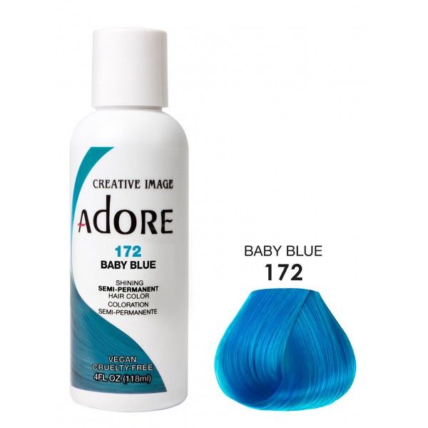Adore Semi Permanent Hair Color 172 - Baby Blue