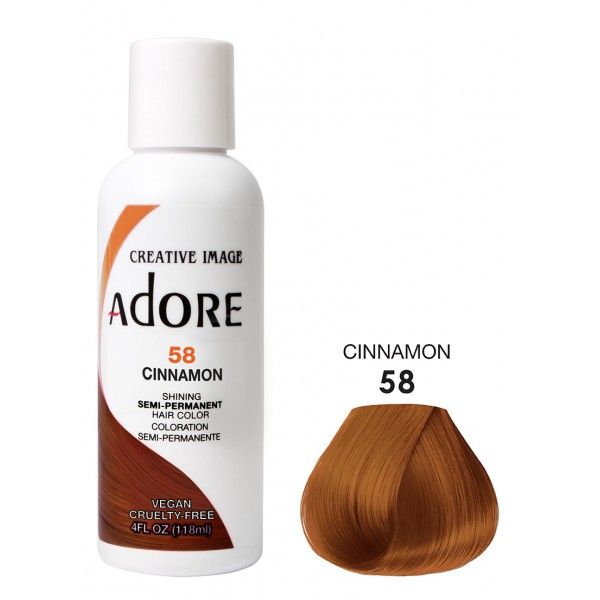 Adore Semi Permanent Hair Color 58 - Cinnamon