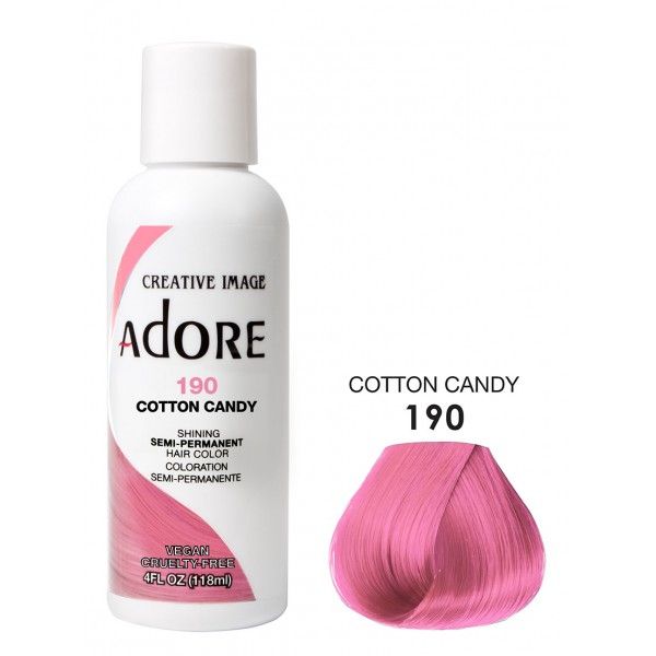 Adore Semi Permanent Hair Color 190 - Cotton Candy