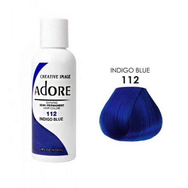 Adore Semi Permanent Hair Color 112 - Indigo Blue