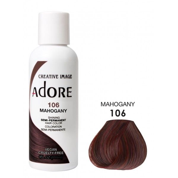 Adore Semi Permanent Hair Color 106 - Mahogany 